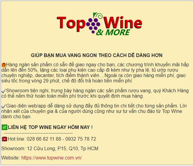 rượu vang top wine